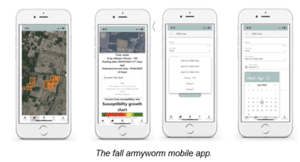 Fall army worm mobile app